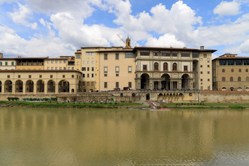 Fototapeta na wymiar Florence Arno River