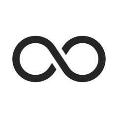 Infinity vector icon