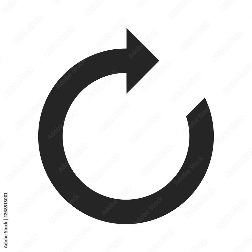 Poster reload vector icon