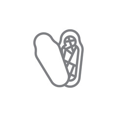 mommy icon. Element of myphology icon. Thin line icon for website design and development, app development. Premium icon