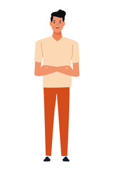 man avatar cartoon character