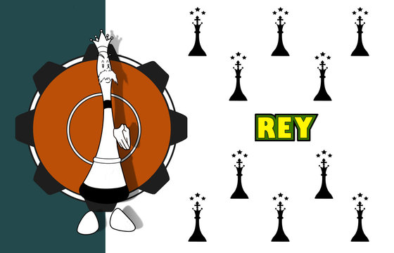 rey ajedrez