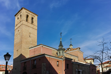 Obraz premium Amazing view of San Pedro el Real church in City of Madrid, Spain