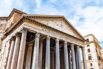 Pantheon - former roman church, Rome, Italy