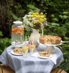 breakfast in the garden