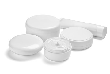  white cream container jar beauty moisturizer tube soap