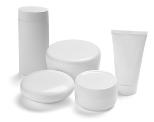  white cream container jar beauty moisturizer tube soap