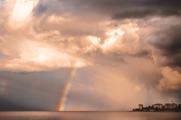 Obraz premium rainbow in villarrica