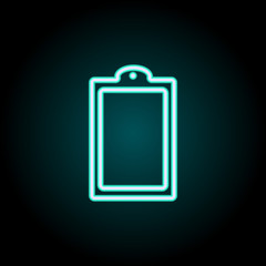chopping board neon icon. Elements of kitchen set. Simple icon for websites, web design, mobile app, info graphics