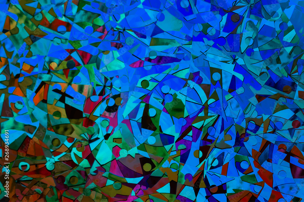 Wall mural abstract pattern background