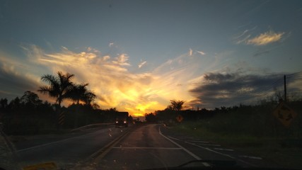 Highway to sunset