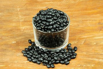 Fototapeta na wymiar Black beans