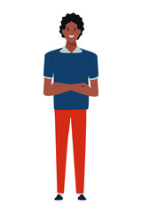 man avatar cartoon character