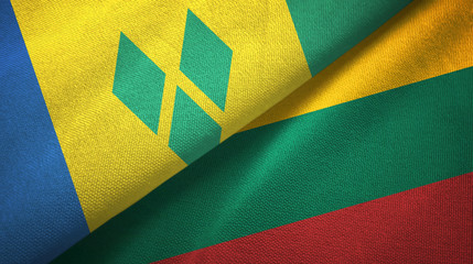 Saint Vincent and the Grenadines and Lithuania two flags