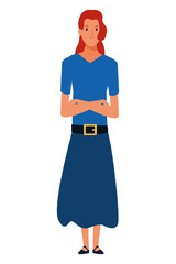 woman avatar cartoon character