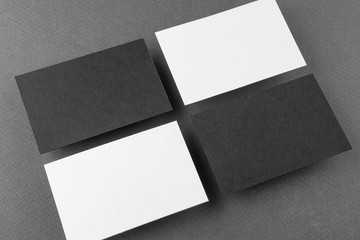 Blank business cards