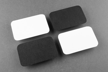 Blank business cards