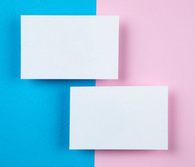 Blank business cards