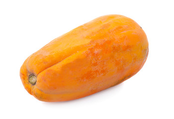 papaya an isolated on white background