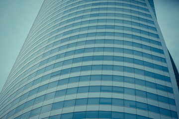 Obraz premium Glass windows of modern office building