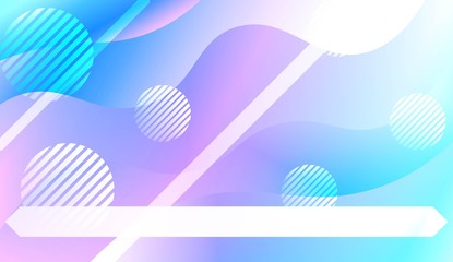 Futuristic Color Design Geometric Wave Shape, Lines, Circle. Dynamic shapes composition for landing page. For Your Banner, Flyer, Cover Page, Landing Page. Vector Illustration with Color Gradient.