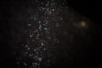 Black Bokeh water