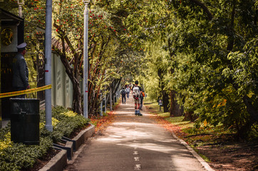 Personas en el parque
