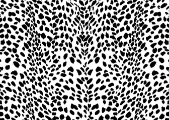 Cheetah skin pattern design. Cheetah spots print vector illustration background. Wildlife fur skin design illustration for print, web, home decor, fashion, surface, graphic design