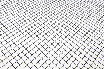 Large white background wire mesh