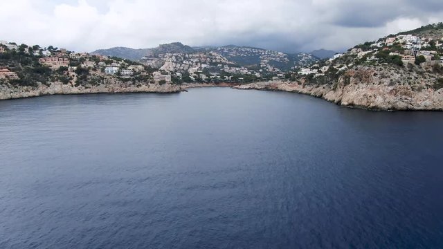 185 degrees right turn with drone starting at the bay ending in the sea.
Location Spain - Majorca.
Image: 4K 30 fps