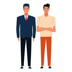 men avatar cartoon character