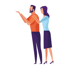 couple avatar cartoon character