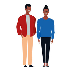 couple avatar cartoon character