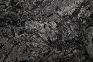 The surface of the black stone for a design that gives a strong feeling