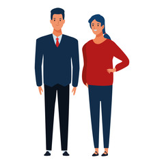 couple avatar cartoon character