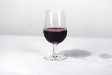 glass of red wine