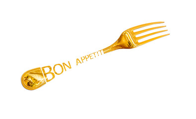 Fourchette bon appétit  - obrazy, fototapety, plakaty