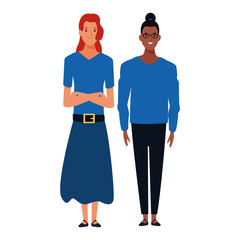 women avatar cartoon character