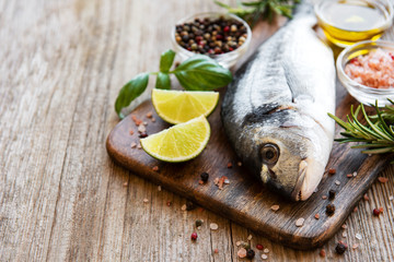 Fresh fish dorado