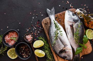 Fresh fish dorado