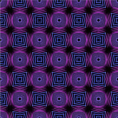 Abstract geometric seamless pattern handmade ethnic and tribal motifs. Bohemian ethnic tile printing