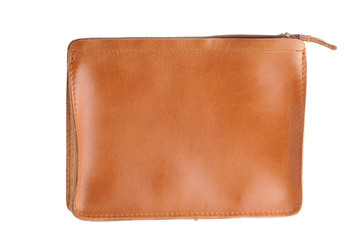 Brown leather document bag