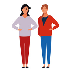 women avatar cartoon character