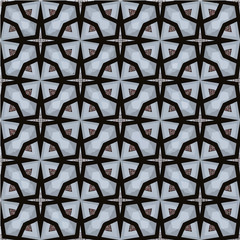 Abstract geometric seamless pattern handmade ethnic and tribal motifs. Bohemian ethnic tile printing