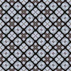 Abstract geometric seamless pattern handmade ethnic and tribal motifs. Bohemian ethnic tile printing