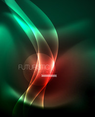 Glowing shiny light abstract background