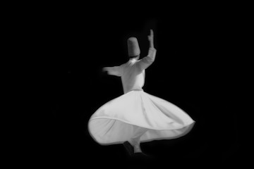 Fototapeta premium Mevlevi tańczą derwisze