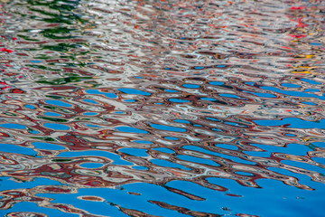 the adventure of colors in water