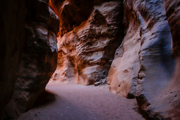Canyon bei Petra in Jordanien