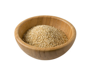 Quinoa Seeds Background or Chenopodium Quinoa Isolated